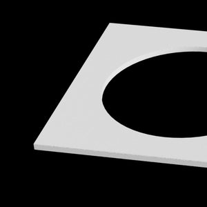 Faretto da incasso Accessorio Downlight in Alluminio Kappell Bianco