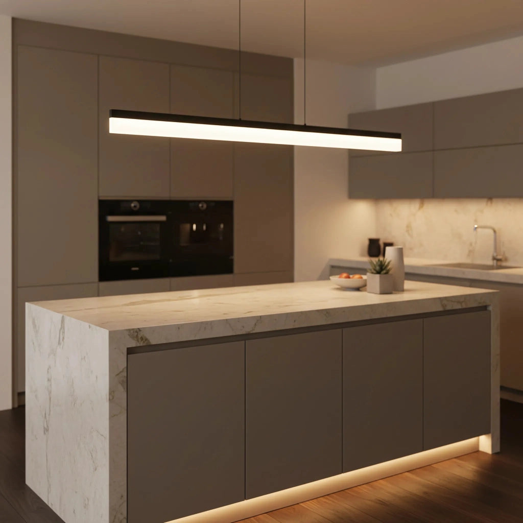 Lampada Da Soffitto Led App1692-cp 120 Cm Black