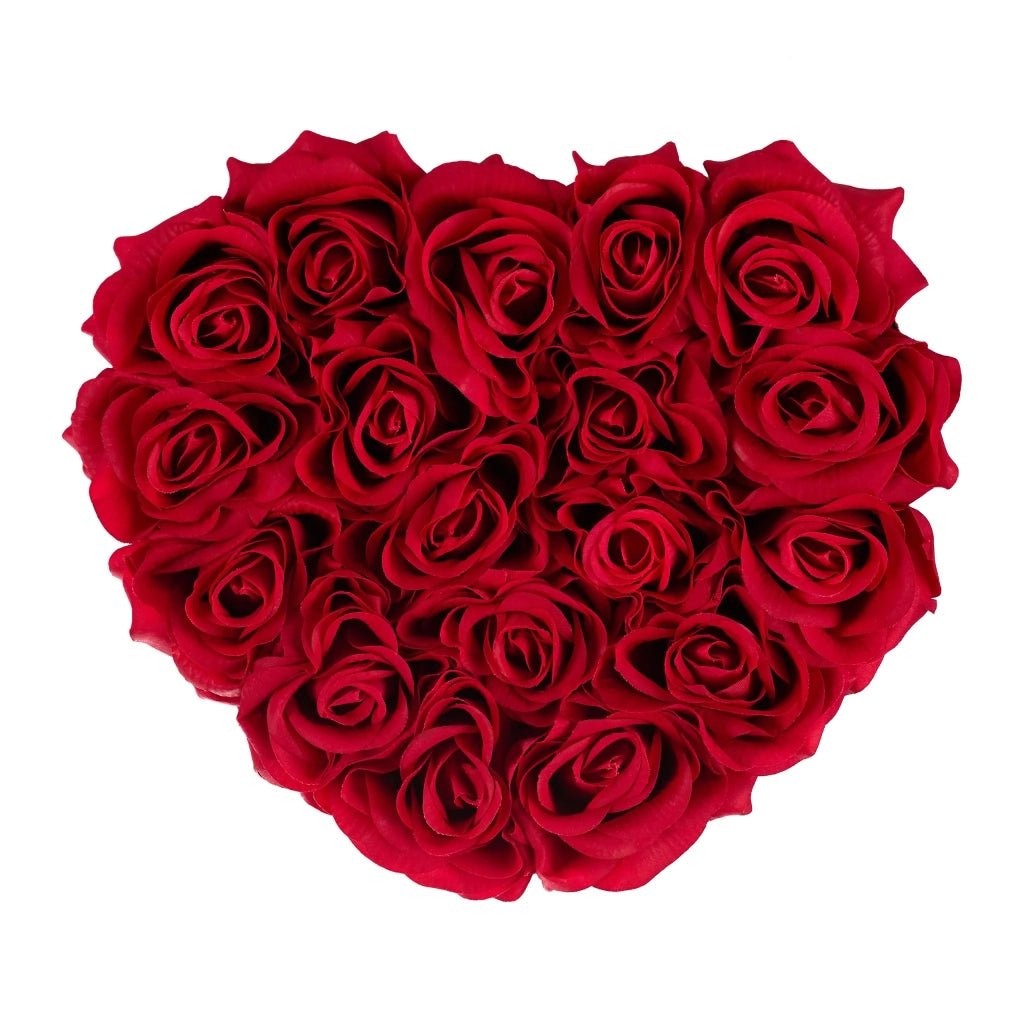Scatola di fiori a cuore 13 x 21 x 19 cm decorativa romantica per matrimonio San Valentino in cartone nero 13_0006304
