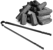 Tang BBQ con manico antiscivolo - tang BBQ metallica - tang multifunzionale per servire - 30 x 1,8 cm - sicura e resistente al calore - materiale di alta qualità