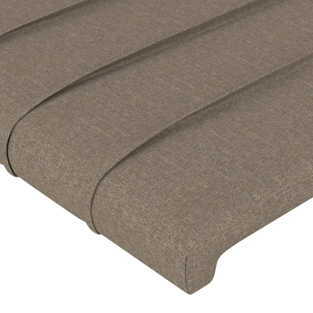 Testiera ad Orecchio Tortora 93x23x78/88 cm in Tessuto 3117270