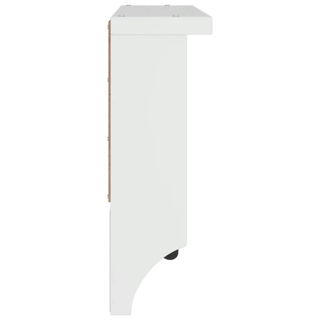 Appendiabiti da Parete SANDNES Bianco 45x12x35 cm Legno di Pino CFW1227940