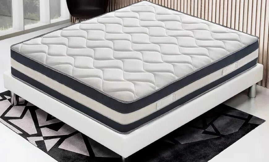 Materasso Singolo 90x190 in memory foam - alto 25 cm - con Memory Gel - Alta densità