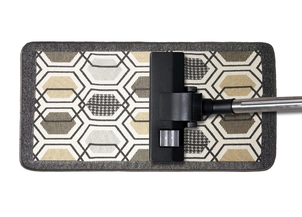 Tappeto Bagno Doccia Antiscivolo Mod. Vietri Tappetino Super Assorbente Cotone Pelo Corto - 60x120 - Beige