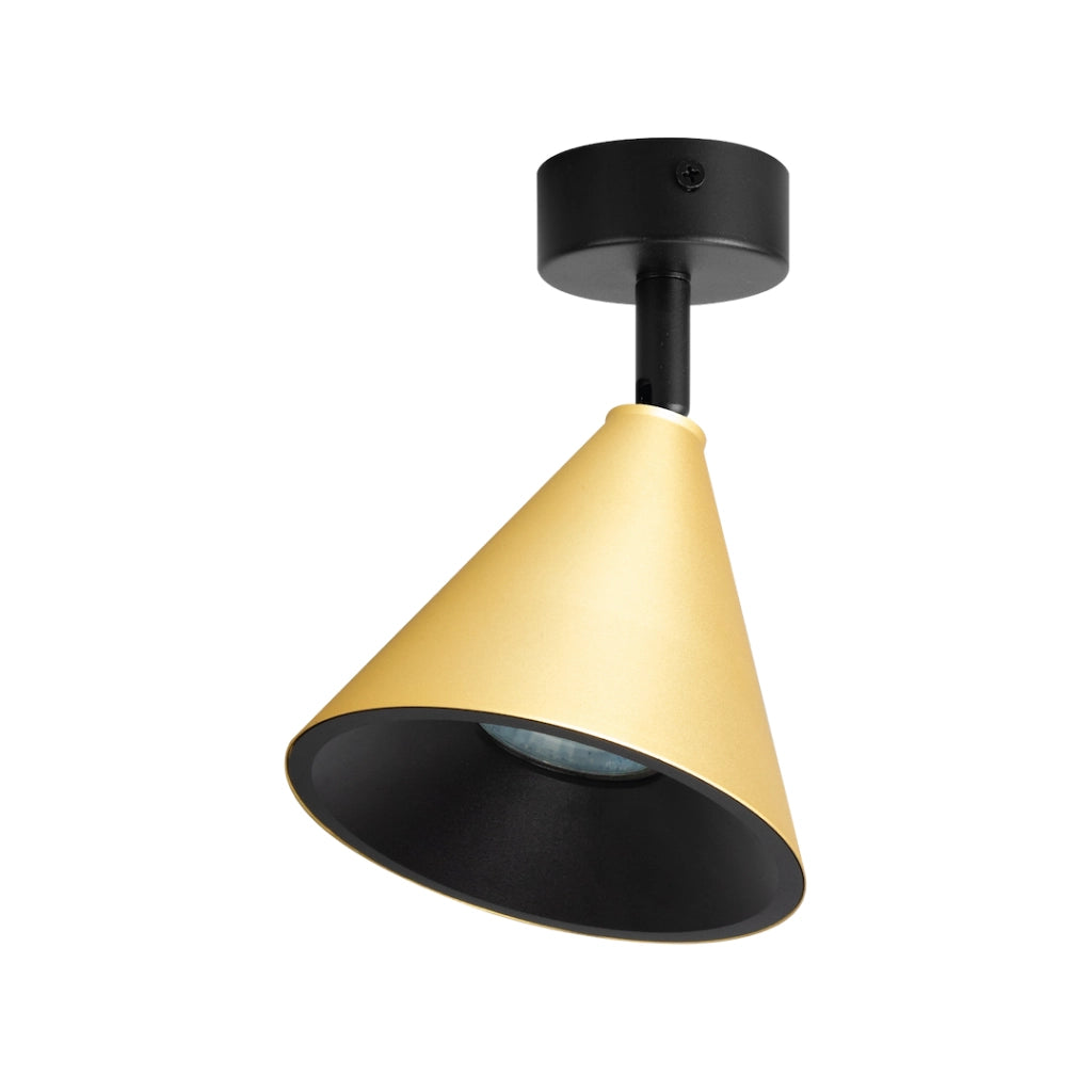 Faretto soffitto conico oro/nero CONE Milagro 1xGU10 10W