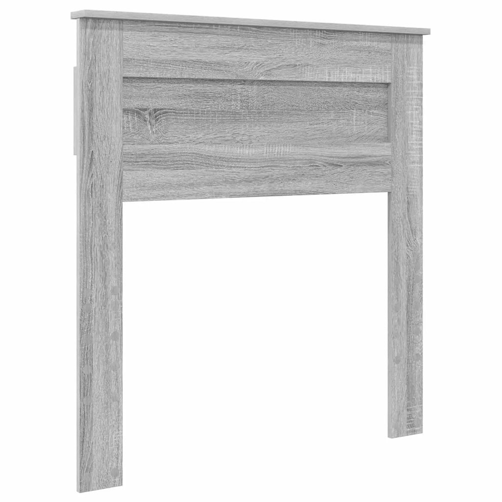 Struttura del letto Grigio Sonoma 75 x 190 cm Pino massello