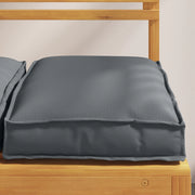 Cuscini per pallet per seduta 2 pz Antracite 40x40x8 cm Tessuto Oxford