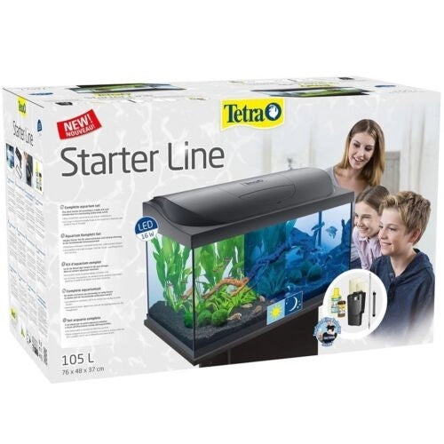Tetra Starter Line LED 105L cm76x37x48h - acquario completo per un rapido avvio