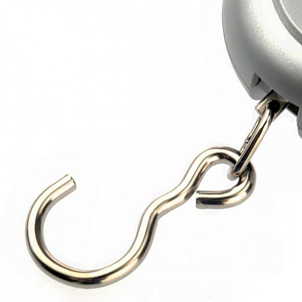 BILANCIA BILANCINO PORTATILE ELETTRONICA CON GANCIO PESCA CACCIA VALIGIE 40 Kg.