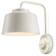Applique Vintage 50&aposS Ferro E Ceramica Crema 1 Luce E27