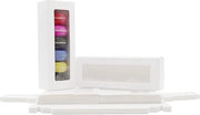 Pacchetto trasparente da 25 contenitori per macarons e dessert - contenitori per minidonuts, minicupcake, biscotti e muffin - 81 * 27 * 2 Pollici