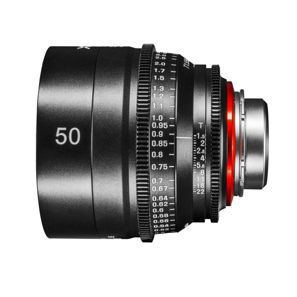 XEEN Cinema 50mm T1.5 PL obiettivo full frame MF Cine Video per alte risoluzioni con pignoni follow focus
