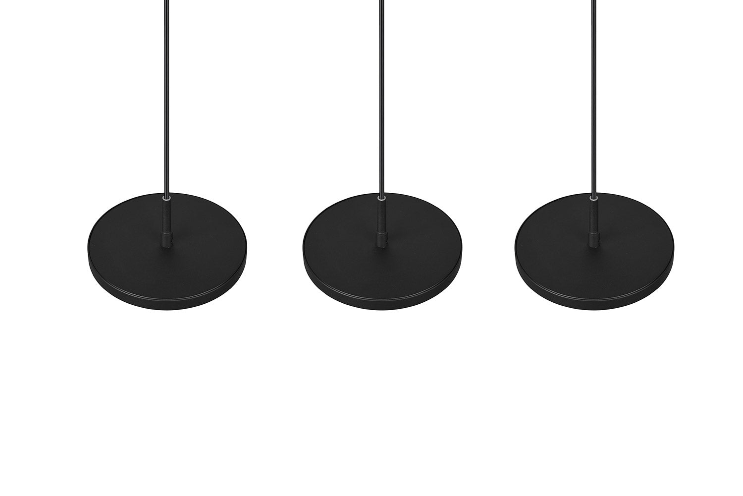 Lampada a Sospensione da Interno a LED in Metallo Nero Opaco