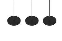 Lampada a Sospensione da Interno a LED in Metallo Nero Opaco