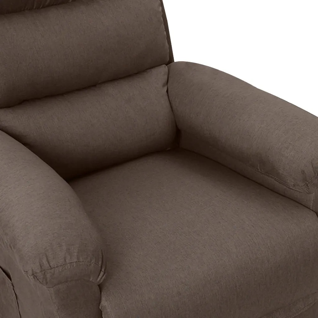 Poltrona Elettrica Reclinabile Tortora in Tessuto cod mxl 32679