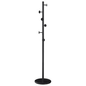 APPENDIABITI JERRY METALLO NERO DIM 37X37X173CM