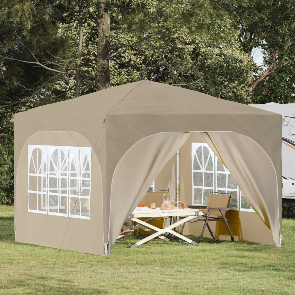 Tenda per feste a pop-up 290 x 290 x 245 cm Crema