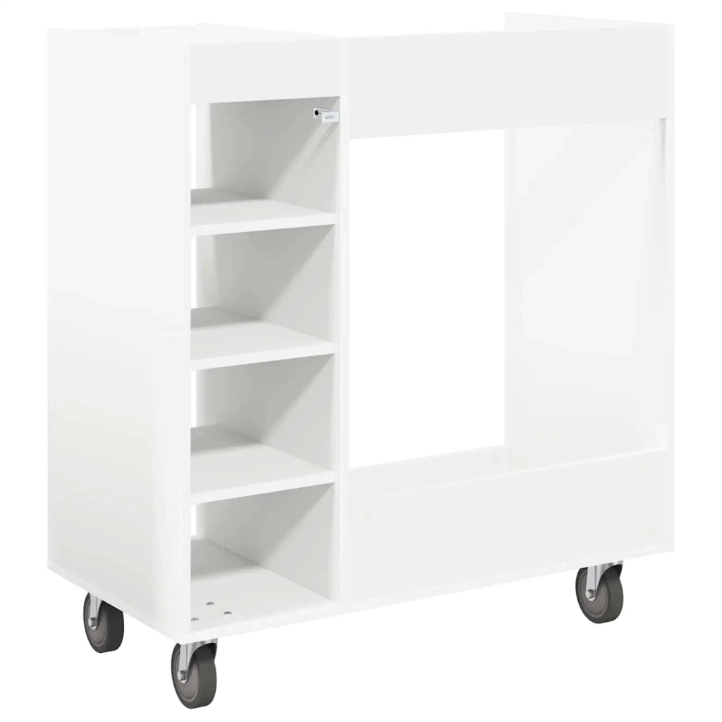 Armadio per Golf con ruota Tinta unita Bianco 90 x 45 x 98 cm CFW2951929