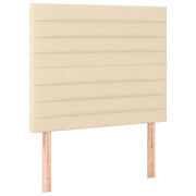 Testiera | Testata Crema 90x5x118/128 cm Tessuto