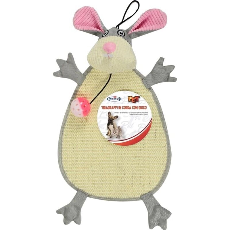 MAURY'S PET TIRAGRAFFI MOUSE REALIZZATO IN CORDA  54 X 24 CM