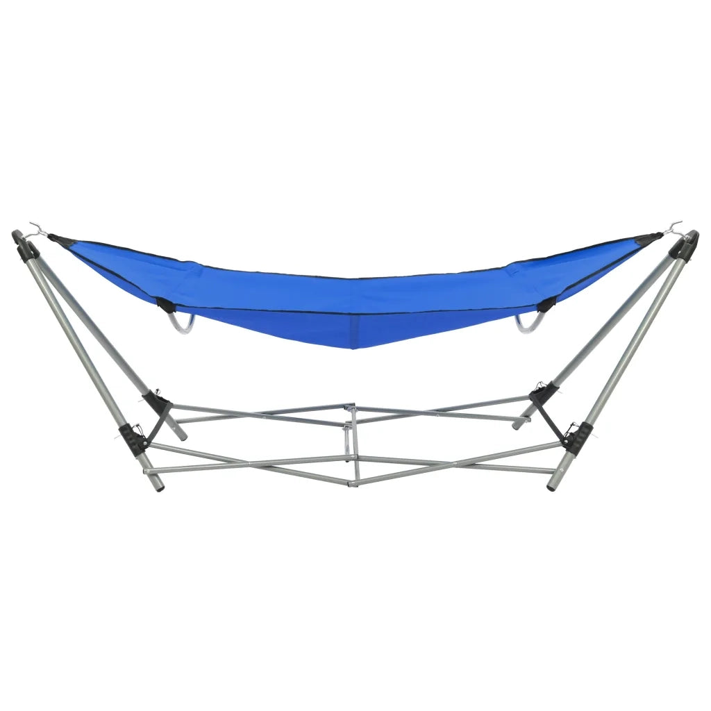 Amaca con Supporto Pieghevole Blu 44363