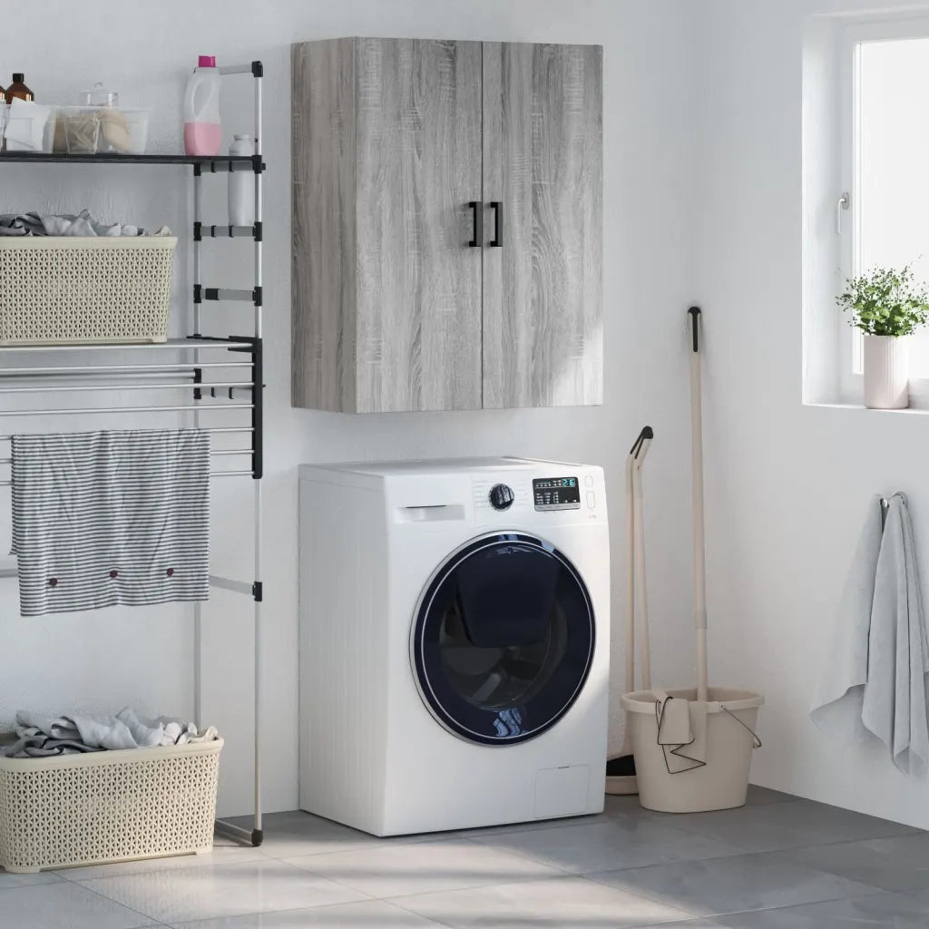 Armadietto a Muro | Mobile a Parete Grigio Sonoma 69,5x34x90 cm