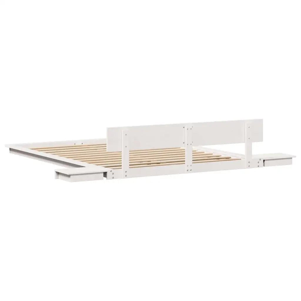 Struttura del letto Bianco 140 x 200 cm legno