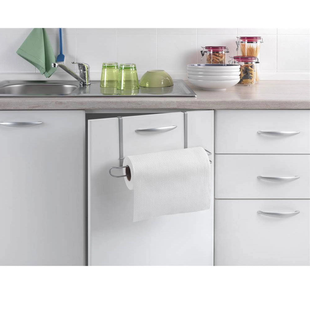 Sotto Ripiano Porta Rotolo Carta Scottex da Cucina Supporto Metaltex