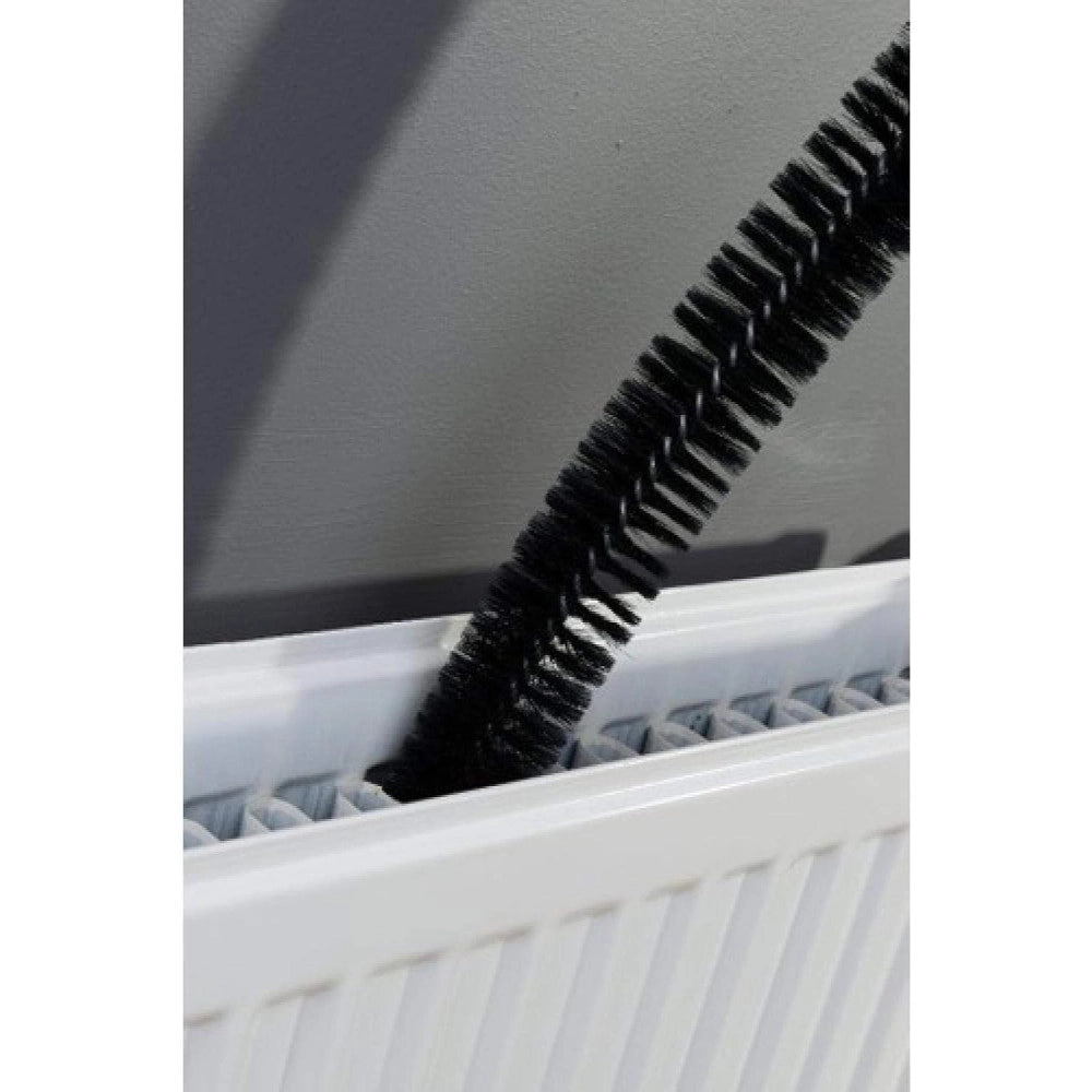 Trade Shop - Spazzola Pulisci Termosifone Pulitermo Scovolo Pulizia Polvere Calorifero 80cm -