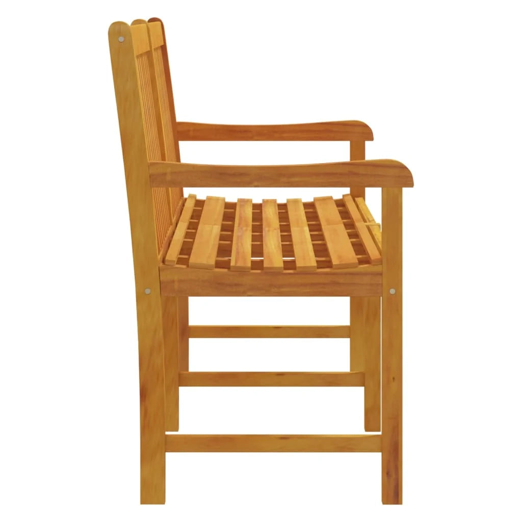 Panca da giardino mobili da esterno per patio terrazza 150 x 55,5 x 90 cm legno massello di acacia 02_0011254