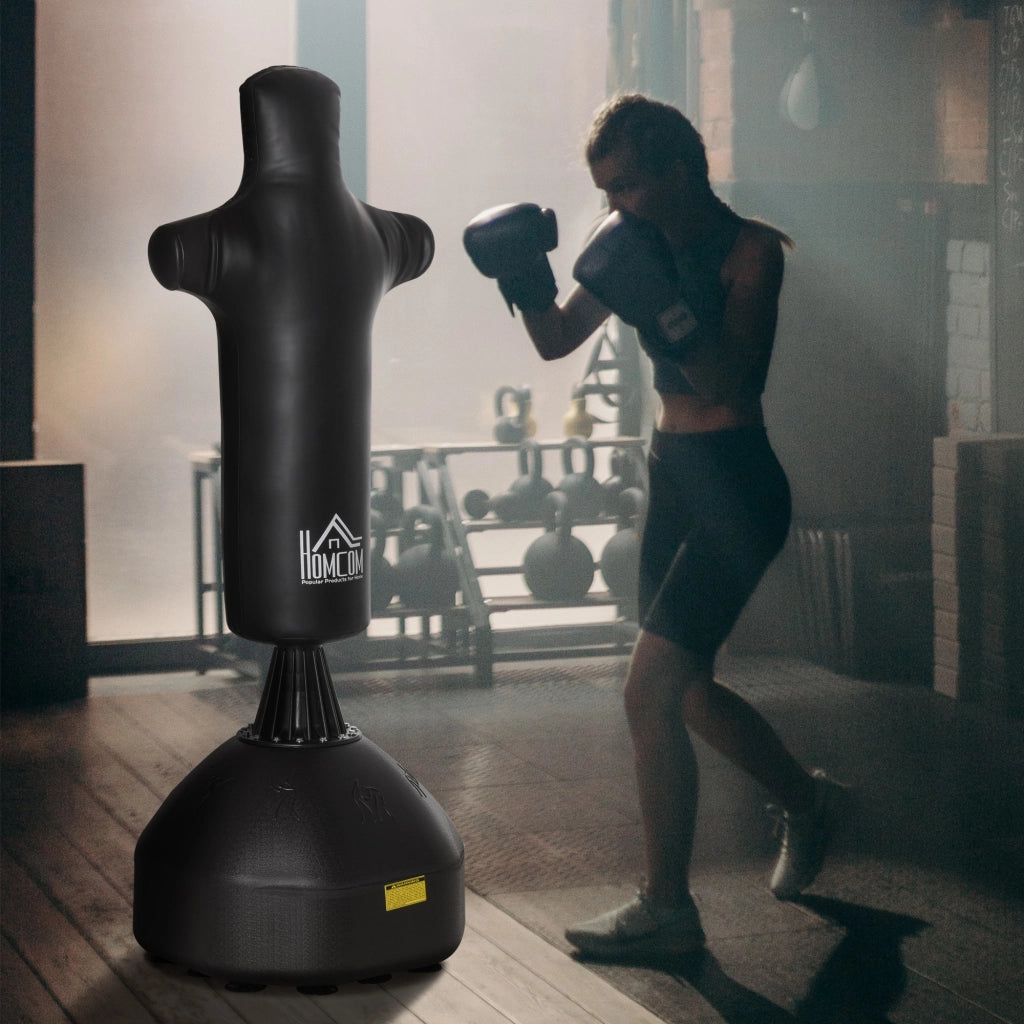Sacco da boxe in piedi 180cm ¨C zephmum ¨C nero