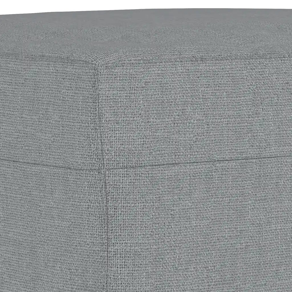 Poggiapiedi Grigio Chiaro 60x50x41 cm in Tessuto cod mxl 78122