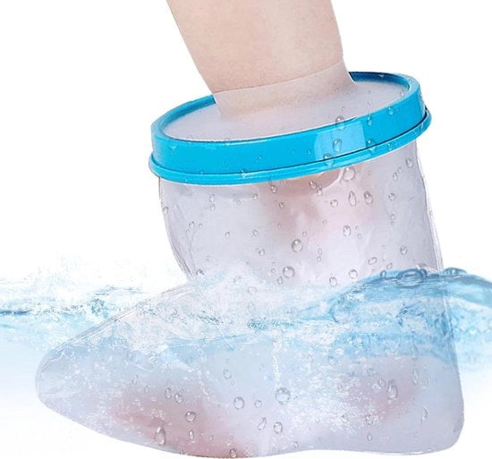 Protezione per piedi e gamba adulti - protezione gessata impermeabile da doccia riutilizzabile - ideale per piedi e caviglie .