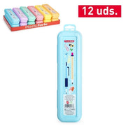 1 Pezzo Astuccio Scuola Multiuso Colorati 6 Colori Disponibili