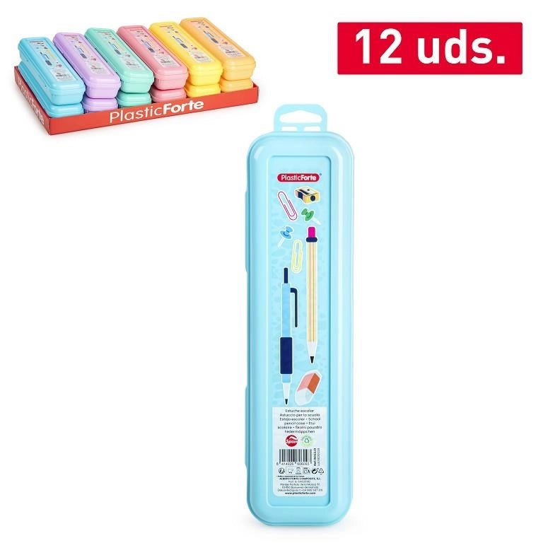 1 Pezzo Astuccio Scuola Multiuso Colorati 6 Colori Disponibili