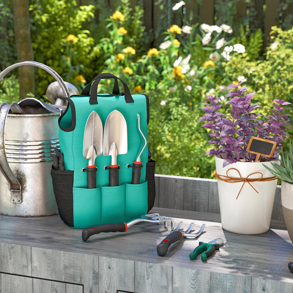 Set Giardinaggio ¨C Zephmum ¨C 9 Pezzi Alluminio con Tijeras de Podar