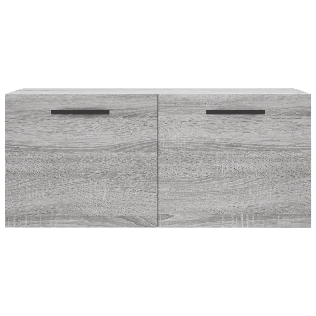Armadietto a Muro | Mobile a Parete Grigio Sonoma 80x36,5x35cm in Legno Multistrato
