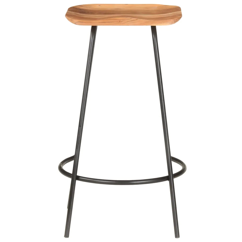 Sgabelli da Bar 4 pz in Legno Massello di Acacia 320652