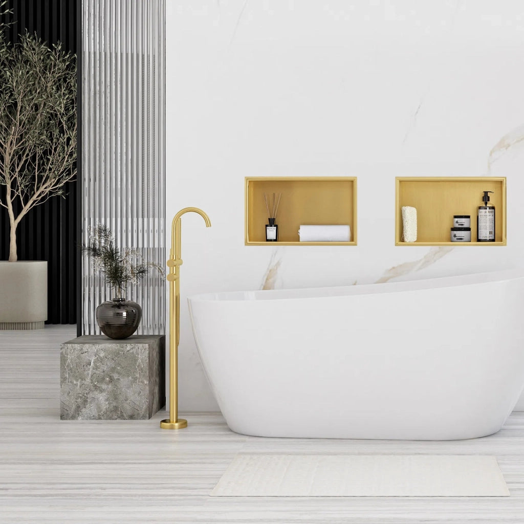 Mensola Bagno 30x45 Gold Brush