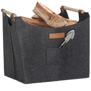 Borsa in Feltro Portalegna ¨C zephmum ¨C Grigio 45x32x40 cm