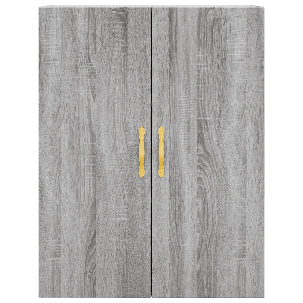 vidaXL Mobile a Parete Grigio Sonoma 69,5x34x90 cm
