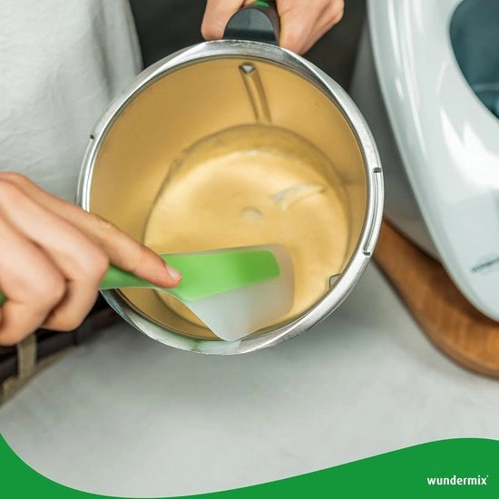 Spada in silicone (28,5 cm) • Spada ideale per TM6, TM5 & TM31 mixer • Per svuotare la ciotola di miscelazione • Colore: verde