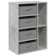 Credenza | Madia | Buffet da pranzo | Armadio da pranzo con cassetto Grigio cemento 60 x 33,5 x 84 cm