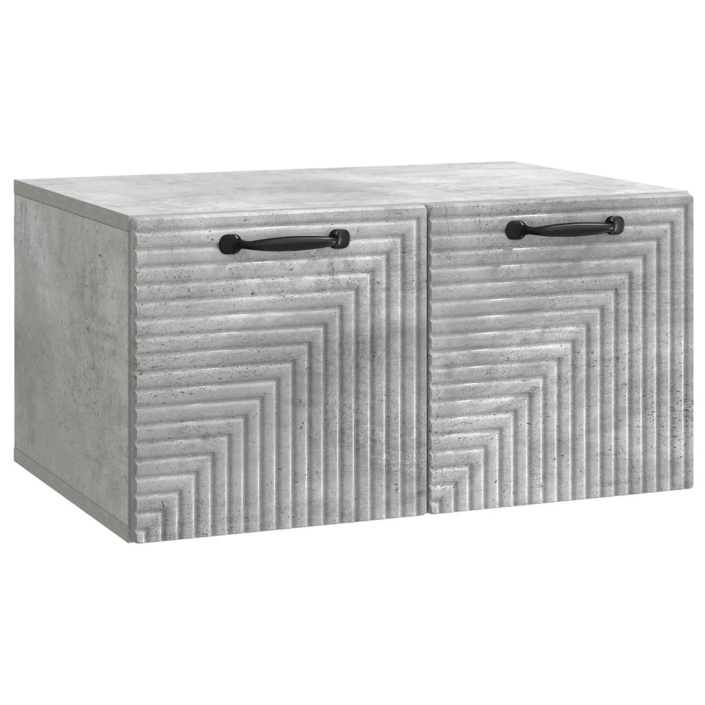 Mobile Porta TV da Muro Grigio Cemento 59,5 x 41 x 30 cm 898678