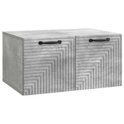 Mobile Porta TV da Muro Grigio Cemento 59,5 x 41 x 30 cm 898678