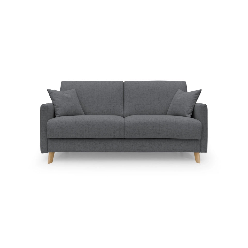 Edgar Divano letto matrimoniale in tessuto felis impermeabile T03 200 cm (mat. 160x197) antracite