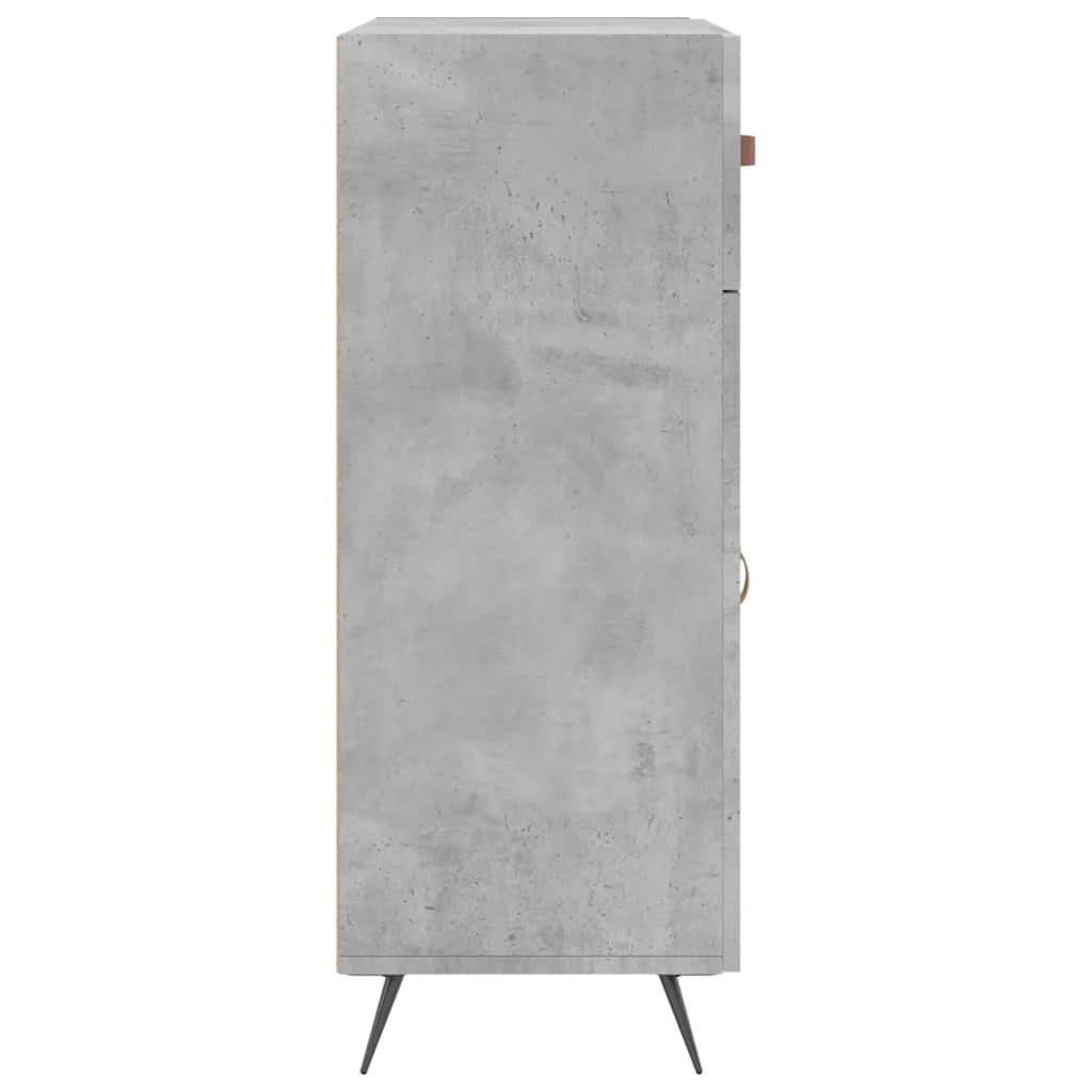 Buffet credenza cassettiera armadio mobile contenitore organizer per cucina soggiorno salotto 69,5 x 34 x 90 cm legno ingegnerizzato grigio 02_0032043