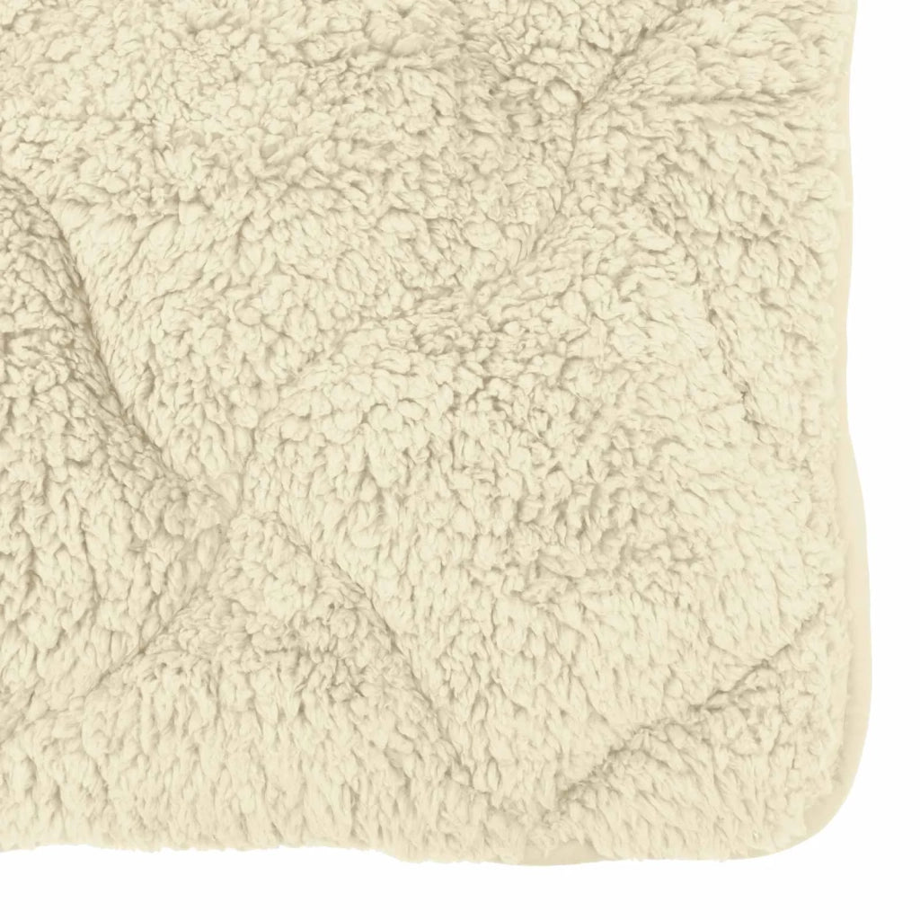 Piumone | Duvet Invernale Crema 155 x 200 cm Microfibra e Fleece Teddy
