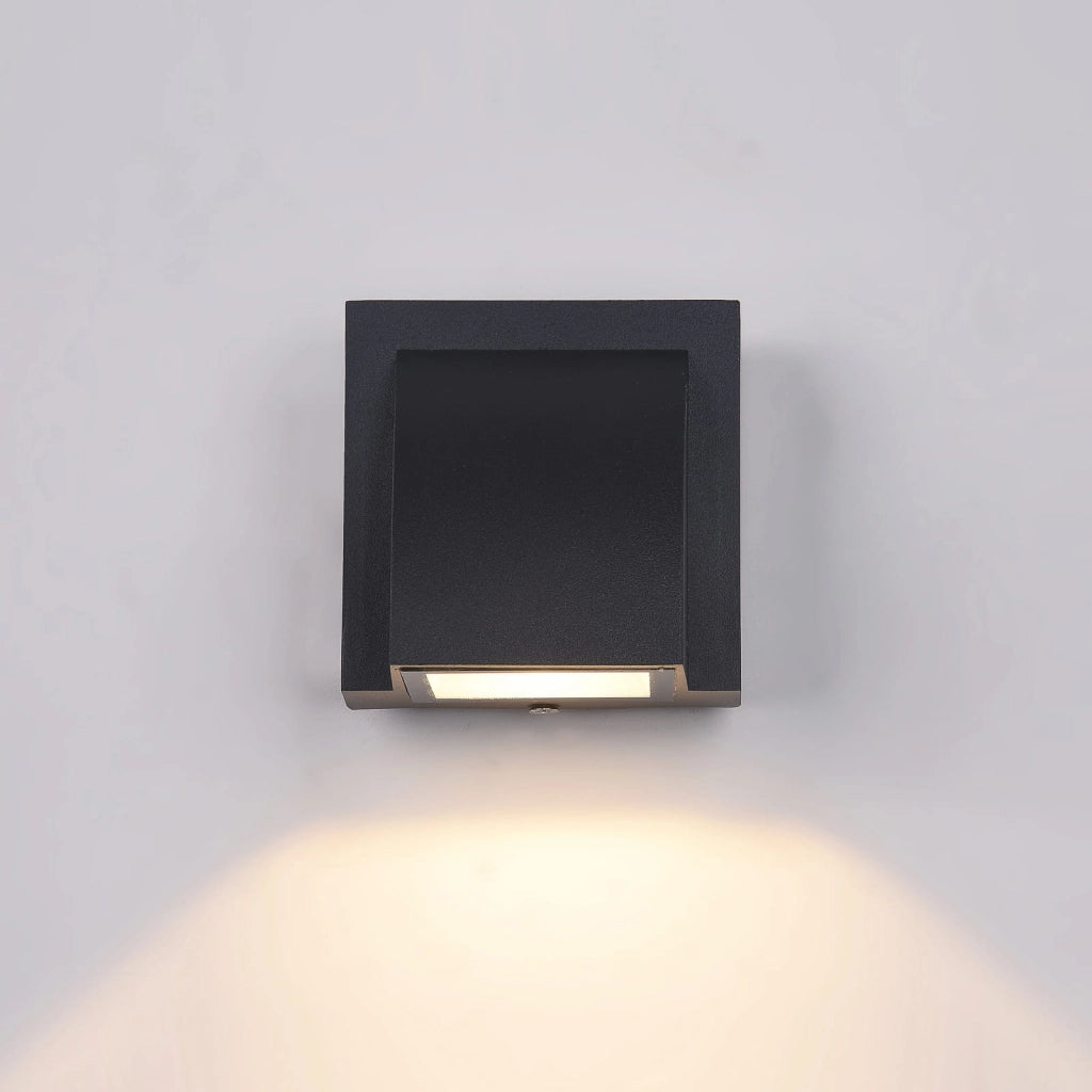 Applique esterno Italux Edgar LED 3W 3000K IP54 nero