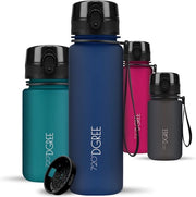Flessa per bambini, 500 ml, softTouch + filtro, inerte, BPA libero, bottiglia per scuola, sport, fitness, piccola bottiglia d'acqua in Tritan, leggera, sostenibile, resistente ai shock